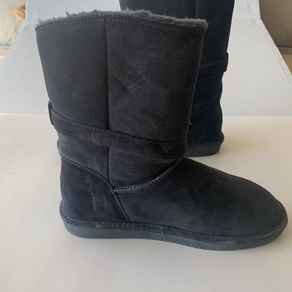 Bearpaw Charcoal Gray Boots SIZE 9 - Picture 5 of 12